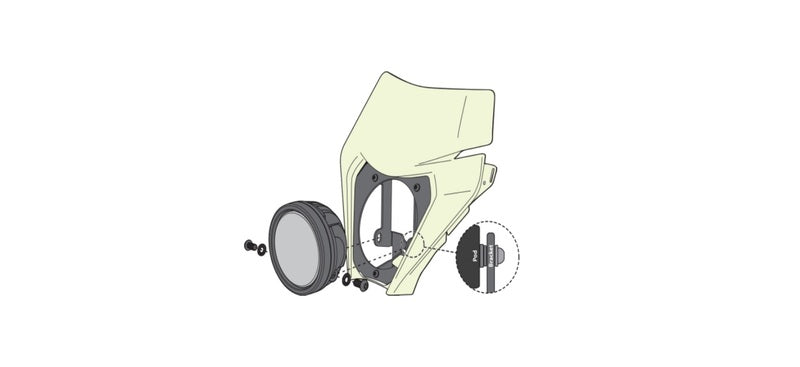 DENALI LED Headlight Bracket