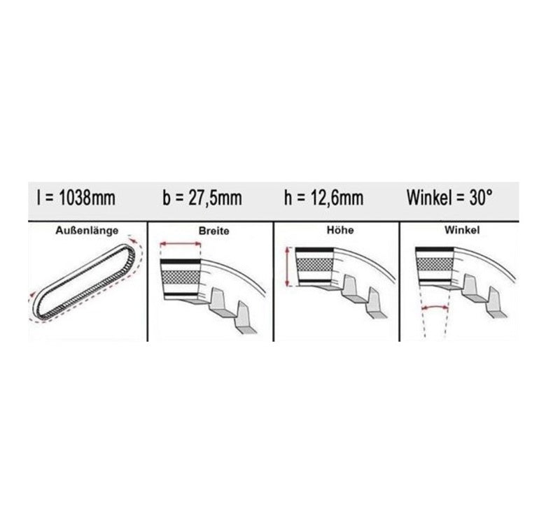 BANDO Premium Transmission Belt Variomatic
