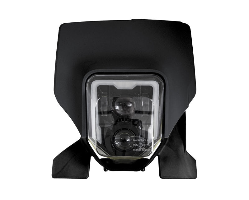 RACETECH Front Headlight Mask With Homologated LED Light