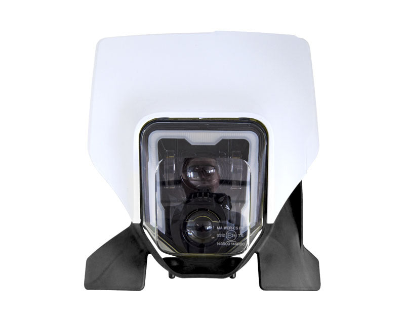 RACETECH Front Headlight Mask With Homologated LED Light