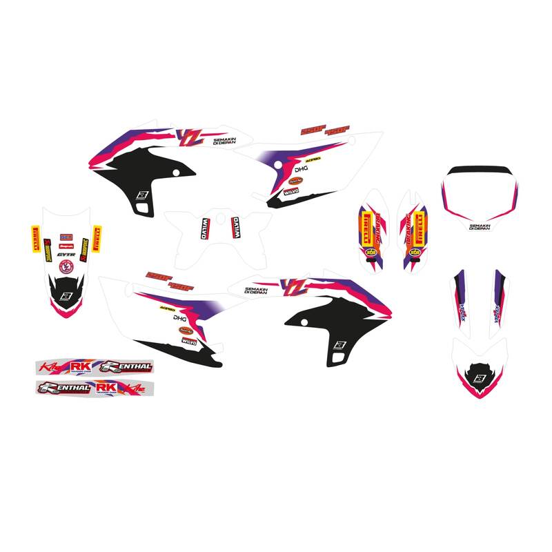 BLACKBIRD Replica Sticker-Kit Yamaha Factory 23 50th Anniversary Yamaha