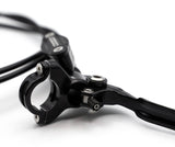 BRAKING RM4 Rotating Master Cylinder Set - Black Kevlar Hose Ø5 mm