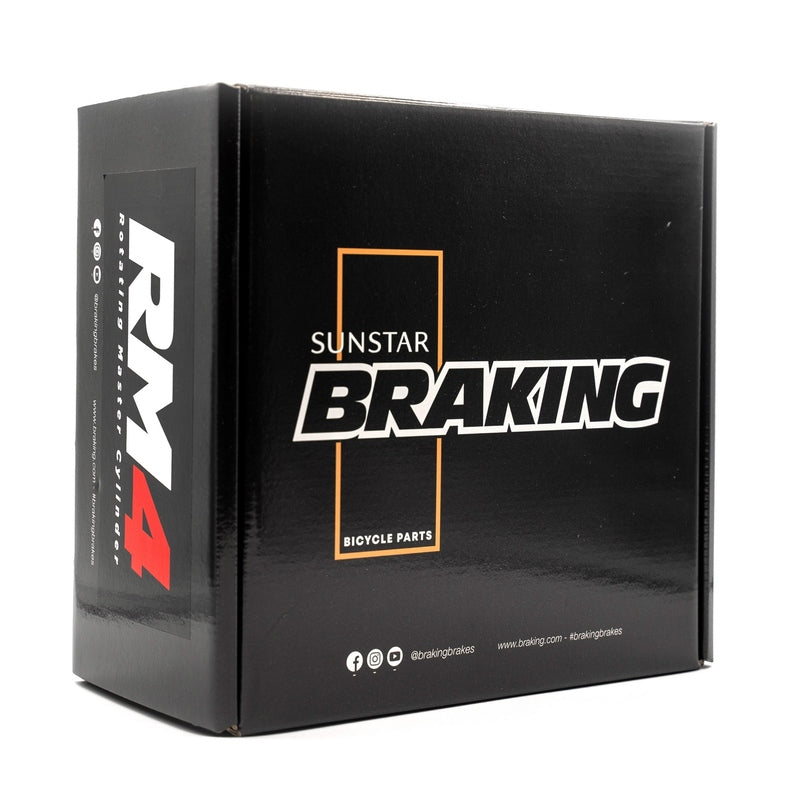 BRAKING RM4 Rotating Master Cylinder Set - Black Kevlar Hose Ø5 mm