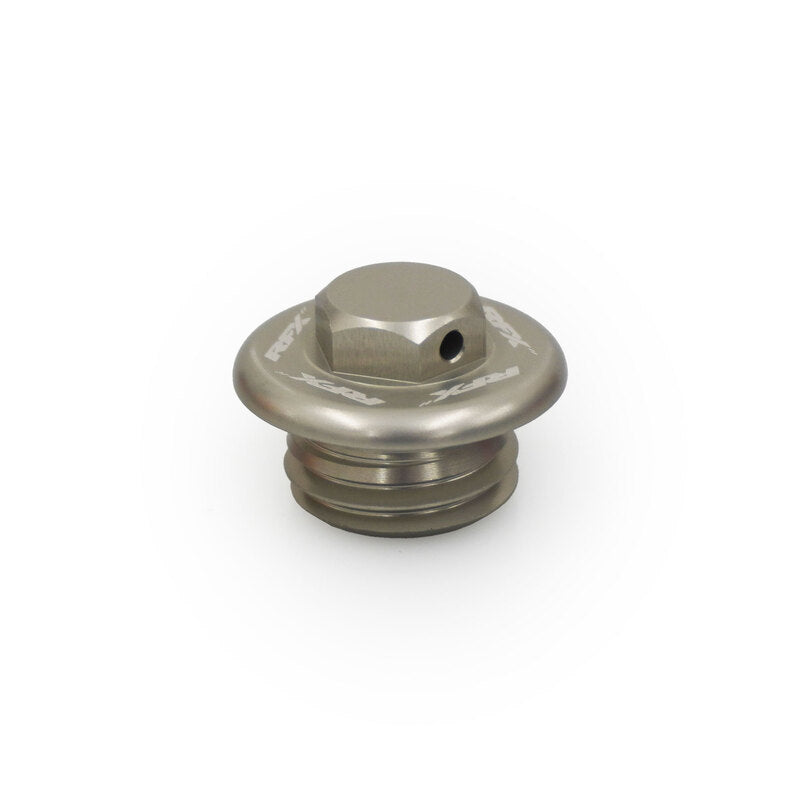 RFX Race Series Oil Filler Plug - Silver
