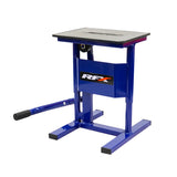 RFX Pro Series Single Pillar H Lift Up Bike Stand - Blue