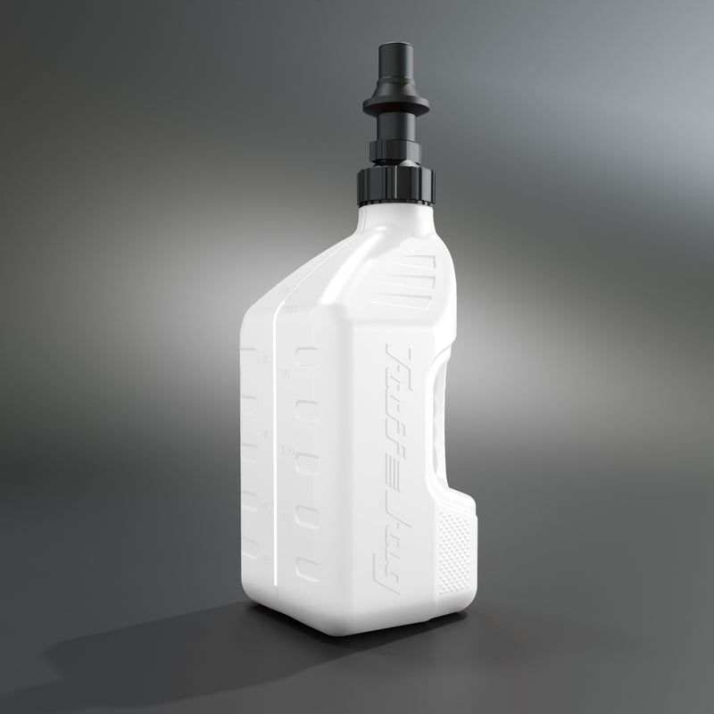TUFF JUG 2.5G/10L White Tuff Jug with Black Ripper Cap G3