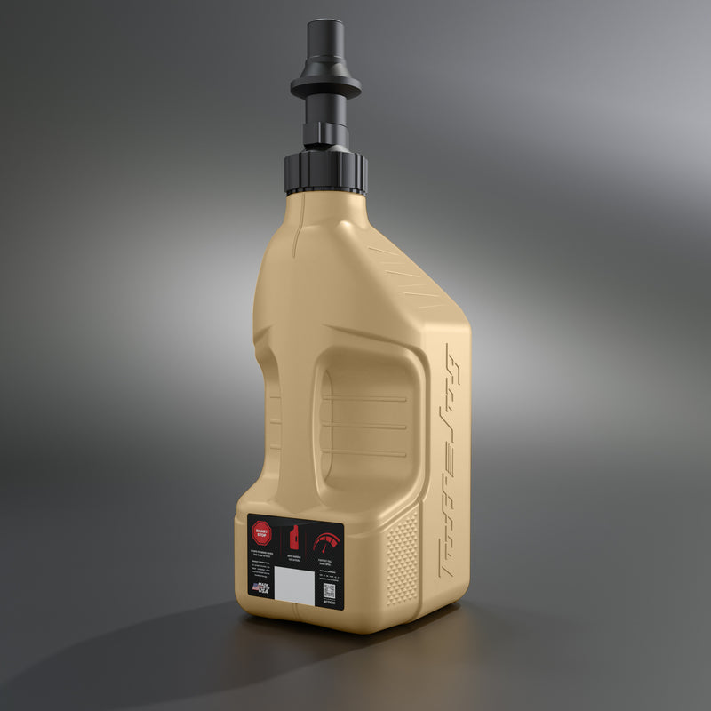 TUFF JUG 2.5G/10L Desert Tan Tuff Jug with Black Ripper Cap G3