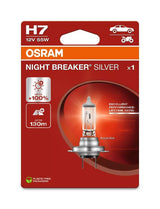 OSRAM H7 Night Breaker Silver Laser Light Bulb 12V 60/55W PX26d - 1 piece