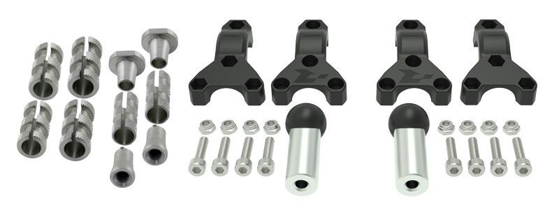 RACETECH  Spheric Fitting Kit Hand Guard Ø22/28,6mm - universal