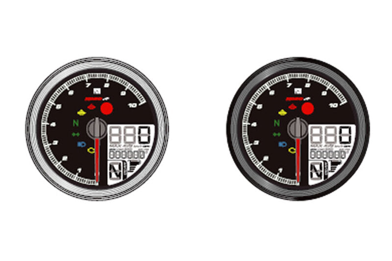 KOSO TNT-04 Multifunction Speedometer - Black
