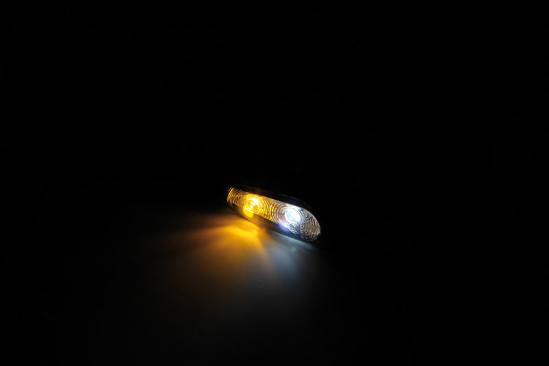 KOSO LED Indicator/FPL. INFINITY,Black, Smoke lens