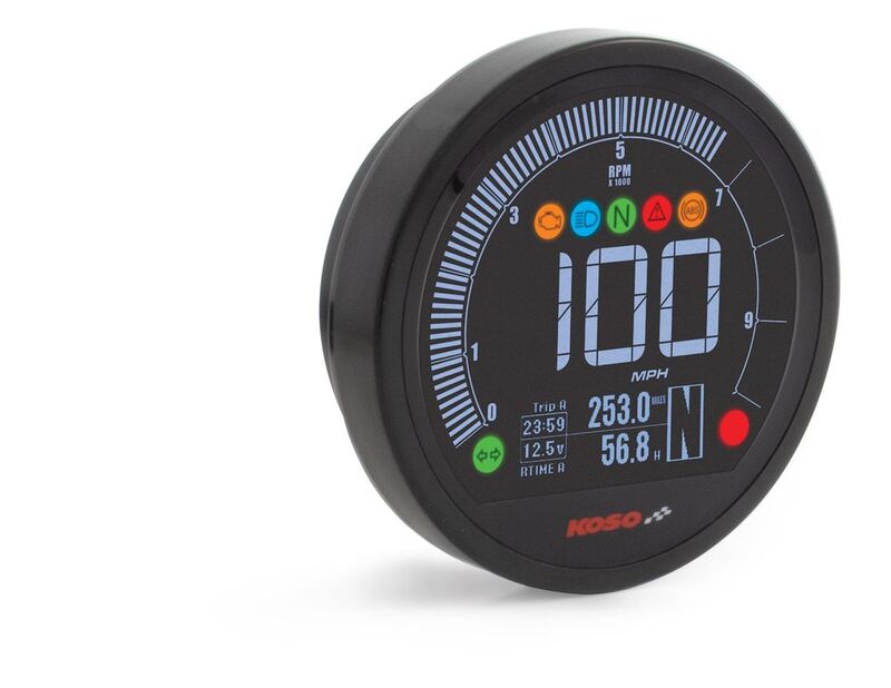 KOSO DL-04 Meter Yamaha Bolt (2022), Black