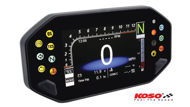KOSO Digital Multifunction Cockpit, RX-4, MT-07/09, XSR 700/900
