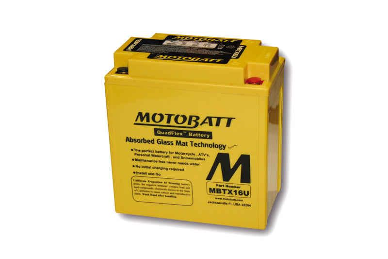 MOTOBATT Battery MBTX16U