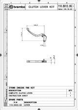 BREMBO UPGRADE RCS Style Clutch Lever
