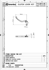 BREMBO UPGRADE RCS Style Clutch Lever