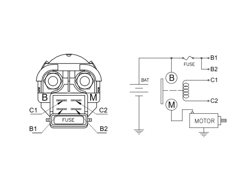 TECNIUM by DZE Starter Relay
