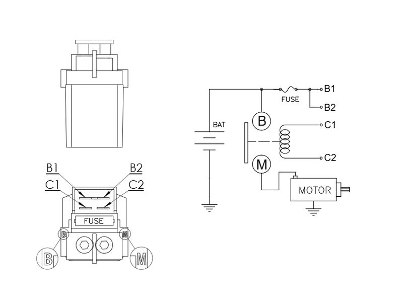 TECNIUM by DZE Starter Relay