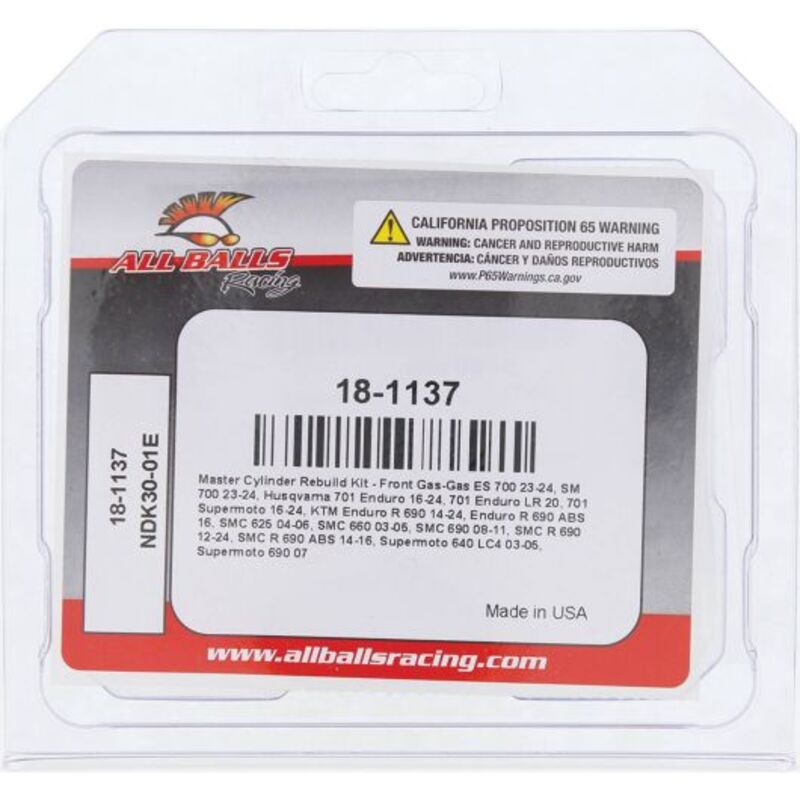 ALL BALLS Master Cylinder Repair Kit