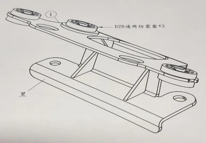KOSO RX4 Meter Bracket Version MT-09 2020-
