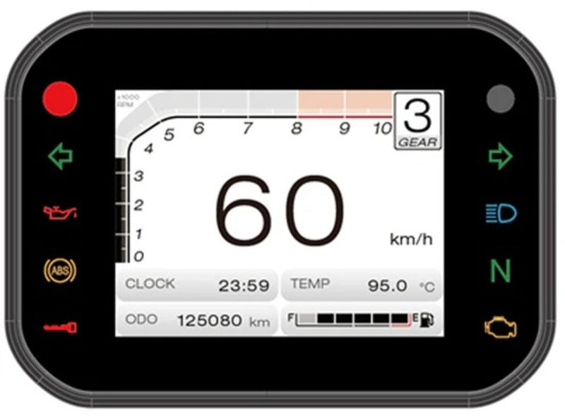 KOSO RX-3S TFT-Multifunction Meter 15,000 RPM