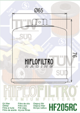 HIFLOFILTRO Racing Oil Filter - HF205RC
