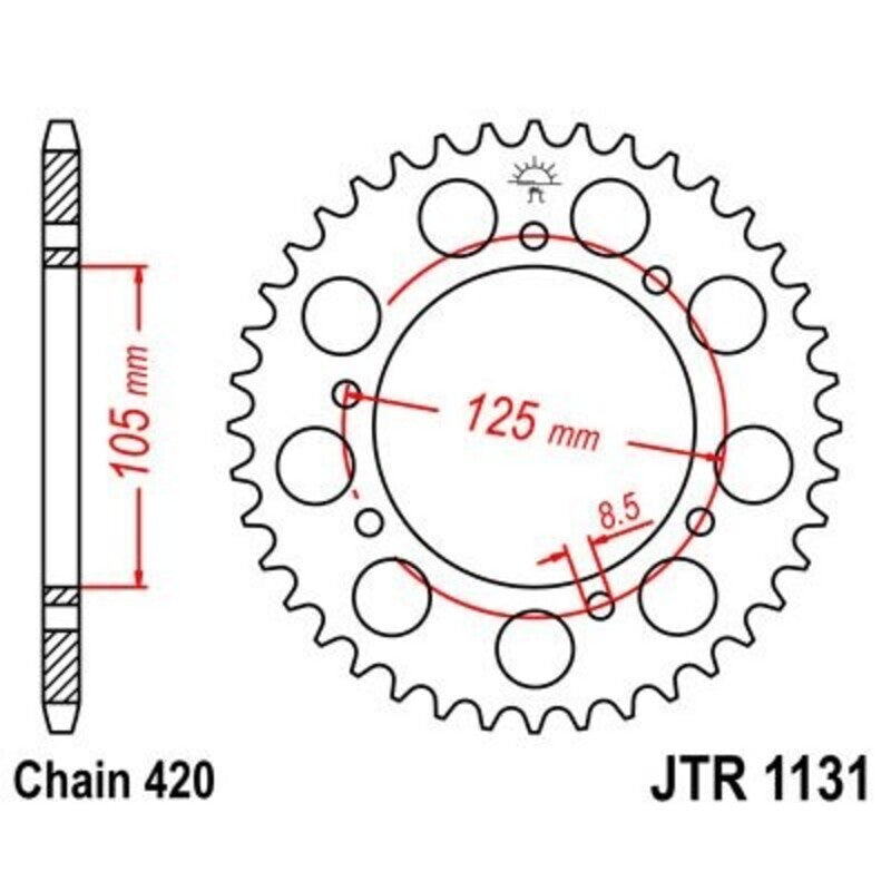 JT 420HDR chain kit (11-45-124)