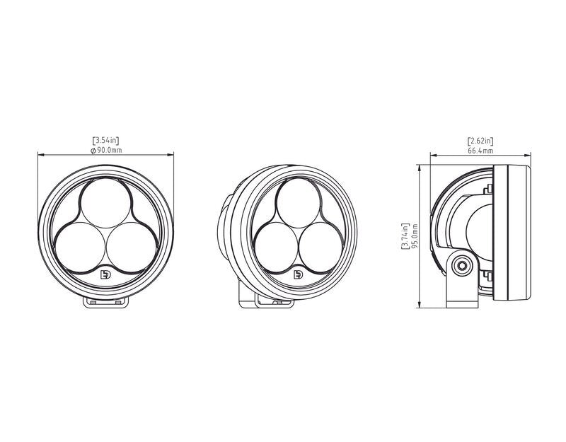 DENALI DialDim Kit D3 Headlight