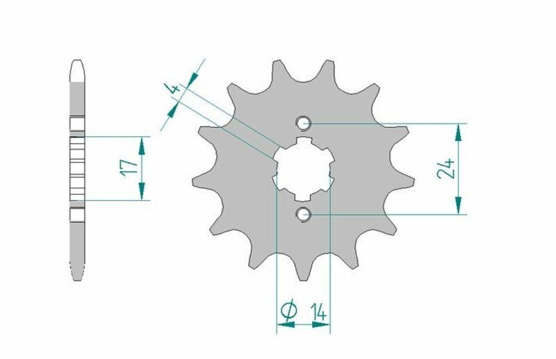 AFAM Chain Kit A420M 11/53 - Standard Rear Sprocket 41100