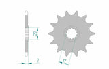 AFAM Chain Kit A420M 11/58 - Standard Rear Sprocket 54105