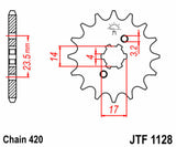 JT/JT Chain Kit 420HDR 11/59 Standard - Standard Rear Sprocket 1132