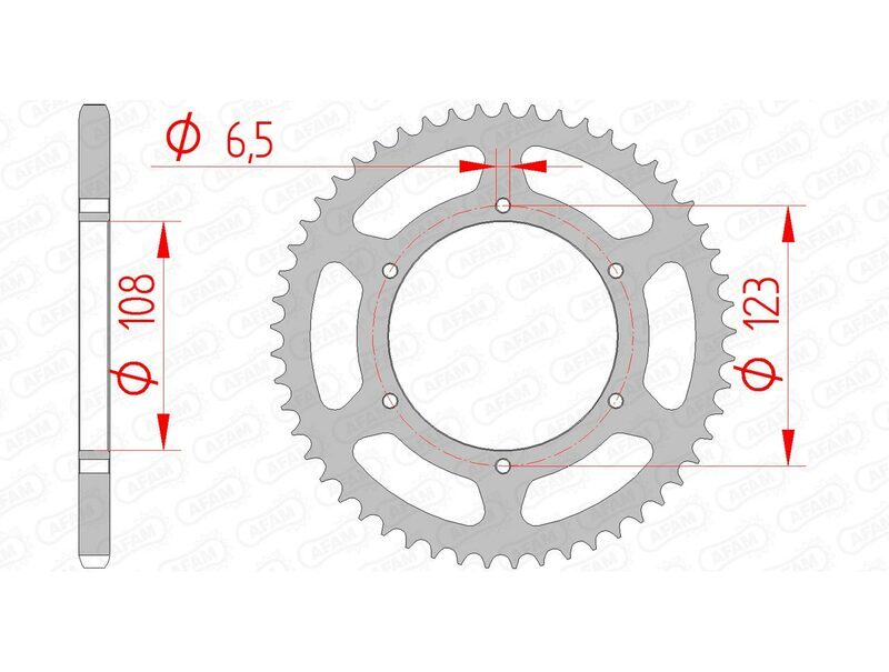 AFAM Chain Kit A420M 11/53 - Standard Rear Sprocket Type 92114