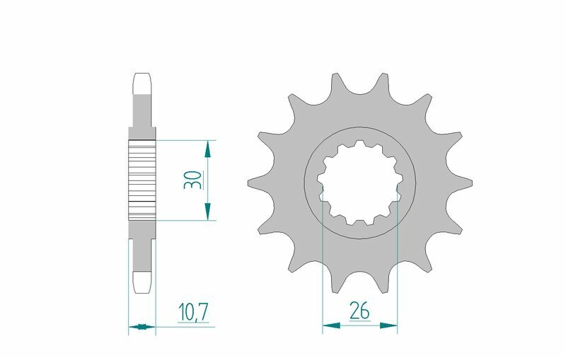 AFAM Chain Kit 525XHR3 16/45 Super-Reinforced - Standard Rear Sprocket