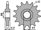 EK/PBR Chain kit 420 SR - 12/62-140 - Steel Standard Rear Sprocket