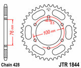 JT/JT Chain Kit 428HDR 15/34 Standard - Standard Rear Sprocket