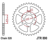 JT/JT Chain Kit 520HDS 15/45 Standard - Standard Rear Sprocket