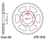 JT/JT Chain Kit 428HDR 14/37 Standard - Standard Rear Sprocket