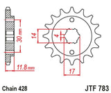 JT/JT Chain Kit 428HDR 14/37 Standard - Standard Rear Sprocket