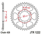 JT/JT Chain Kit 428HDR 15/48 Standard - Standard Rear Sprocket