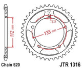 EK/JT Chain Kit 520MVXZ2 17/41/114 - Standard Rear Sprocket