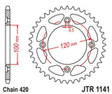 JT/JT Chain Kit 420HDR 11/62 Standard - Standard Rear Sprocket
