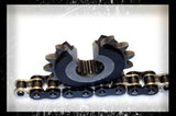 EK/PBR Chain kit 525 ZVX3 - 17/50-126 - Steel Standard Rear Sprocket