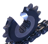 EK/PBR Chain kit 525 ZVX3 - 17/50-126 - Steel Standard Rear Sprocket