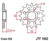 EK/JT Chain Kit 520MVXZ2 16/41 - Standard Rear Sprocket