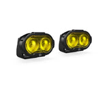DENALI Universal Headlight Kit DL2 With Yellow Lens And Standard Wiring Harness