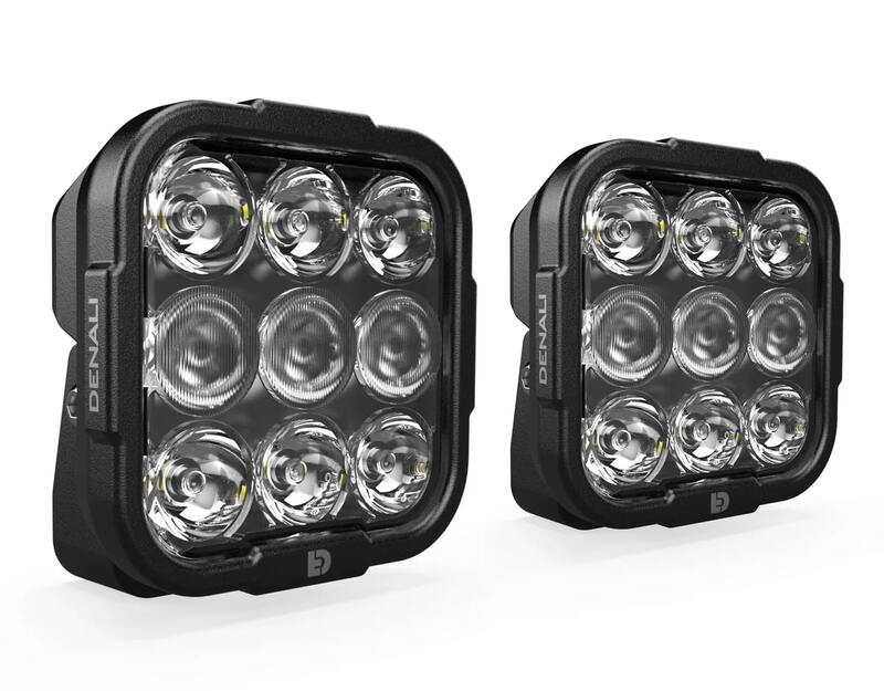 DENALI Universal Headlight Kit DL9 With Clear Lens And Standard Wiring Harness