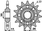 EK/PBR Chain kit 520 ZVX3 - 15/46-122 - Steel Standard Rear Sprocket