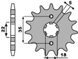 EK/PBR Chain Kit 428SR 14/43-126 - Standard Rear Sprocket
