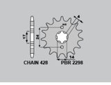 EK/PBR Chain kit 428 DEH - 14/58-140 - Alu Standard Rear Sprocket