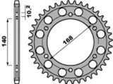 EK/PBR Chain kit 525 SRX2 - 20/47-120 - Steel Standard Rear Sprocket